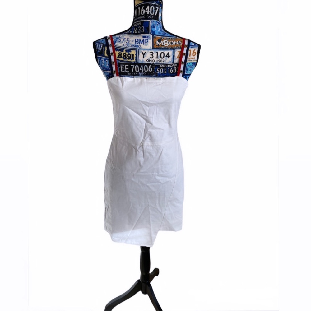 Fashion Nova white mini dress.